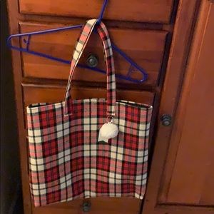 Free w/ any purchase NWT plaid tote from Target